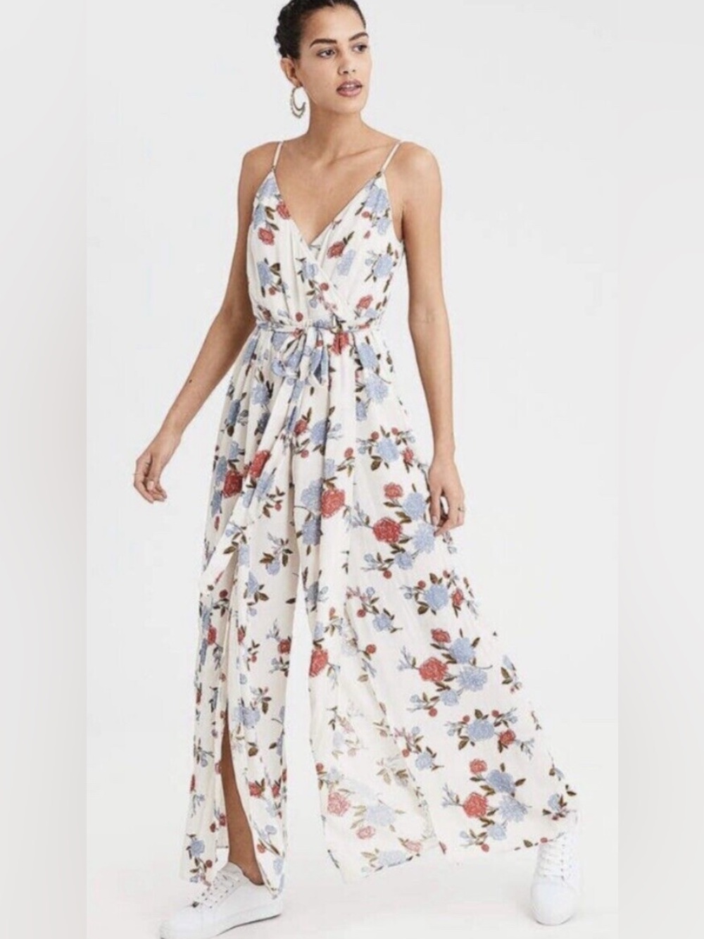 American Eagle Floral Jumpsuit